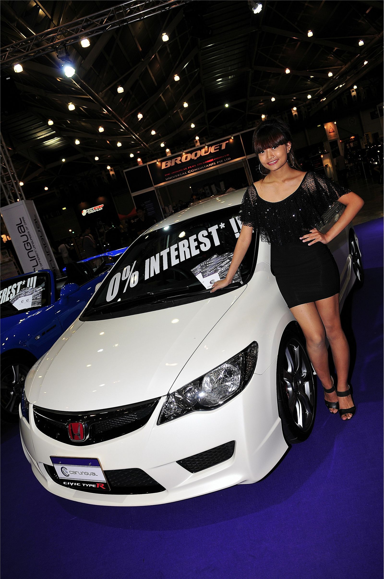 Super Import night 美女车模特写真　国内性感美女